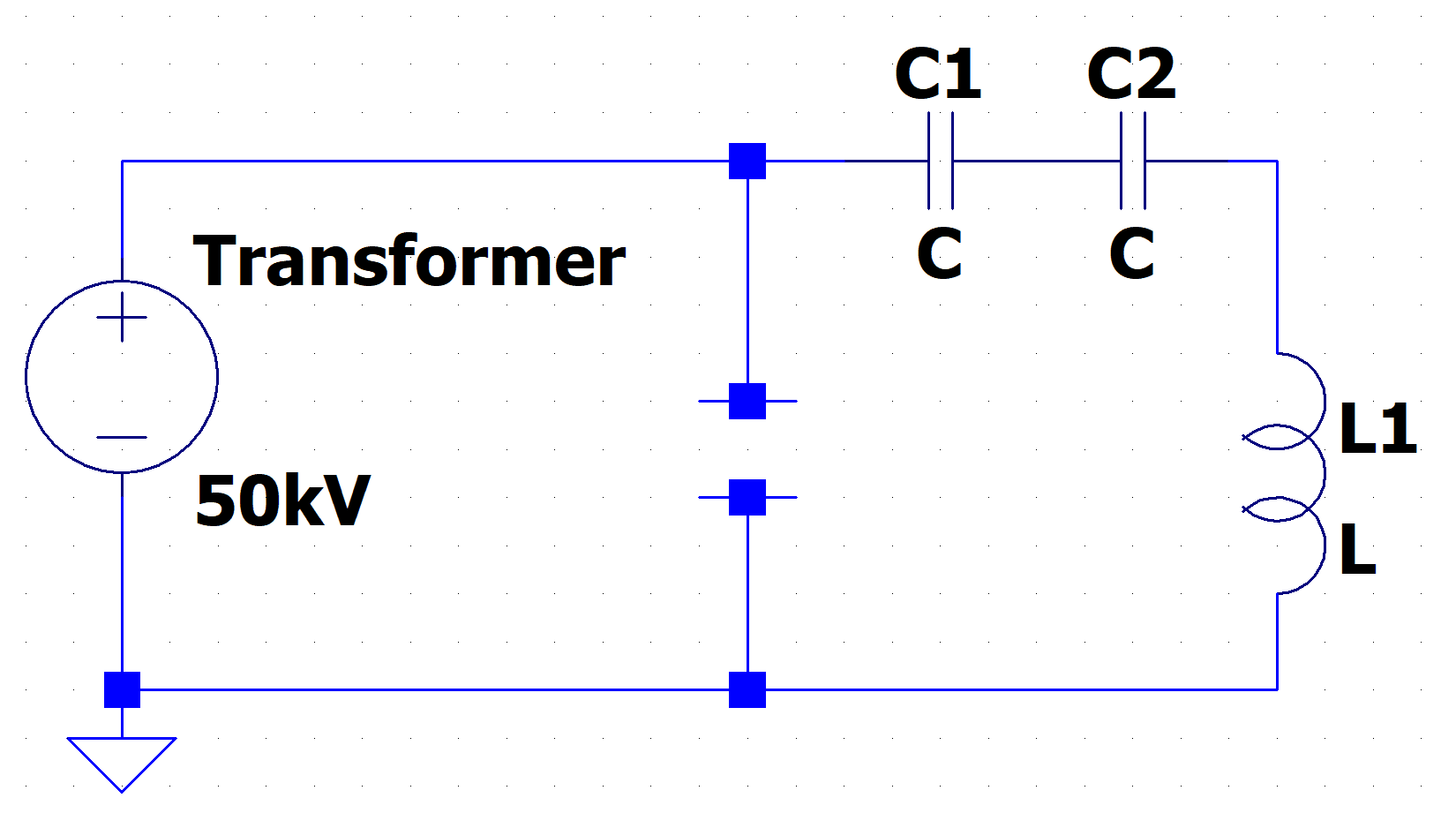 The wiring diagram of the EMP generator