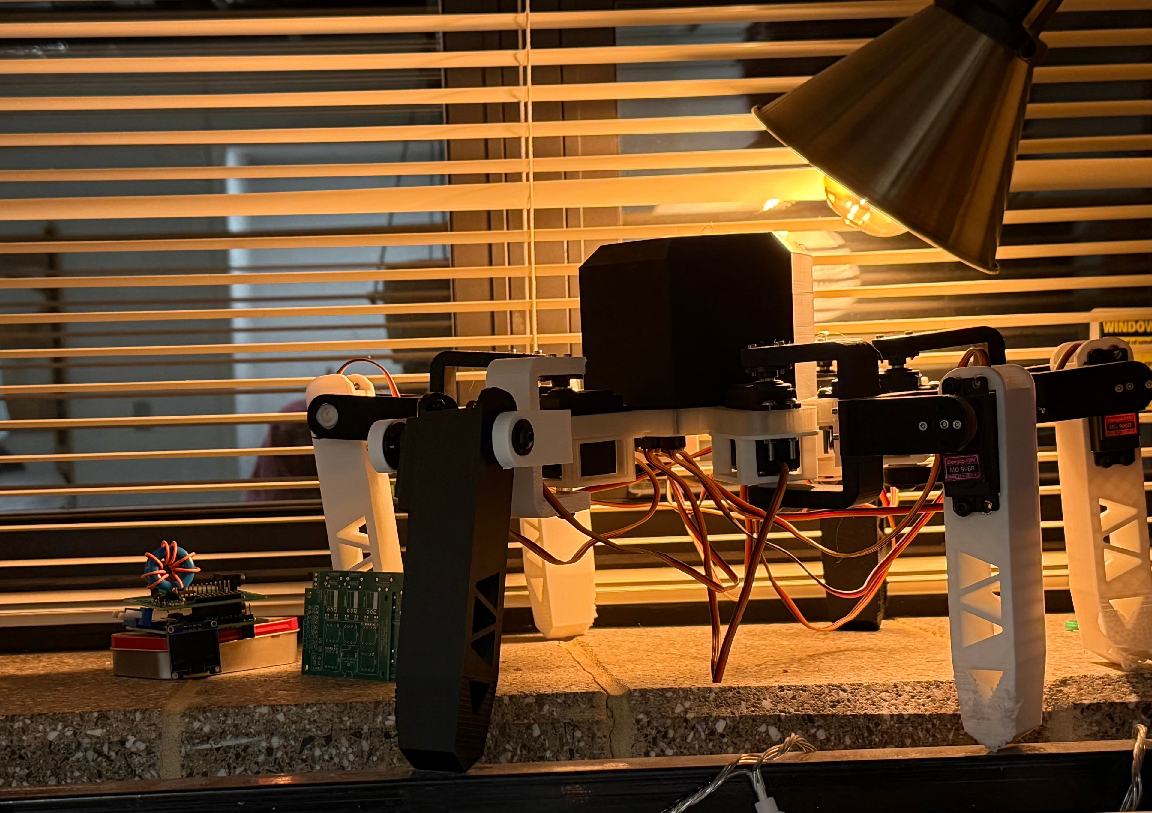 CAD model of the hexapod